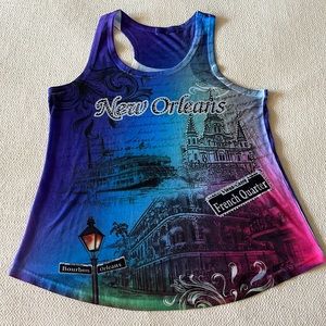 Maxi & Co. New Orleans Rhinestone Tank, size Large